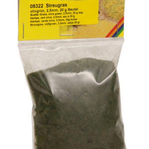 SCATTER GRASS OLIVE GREEN 2,5MM