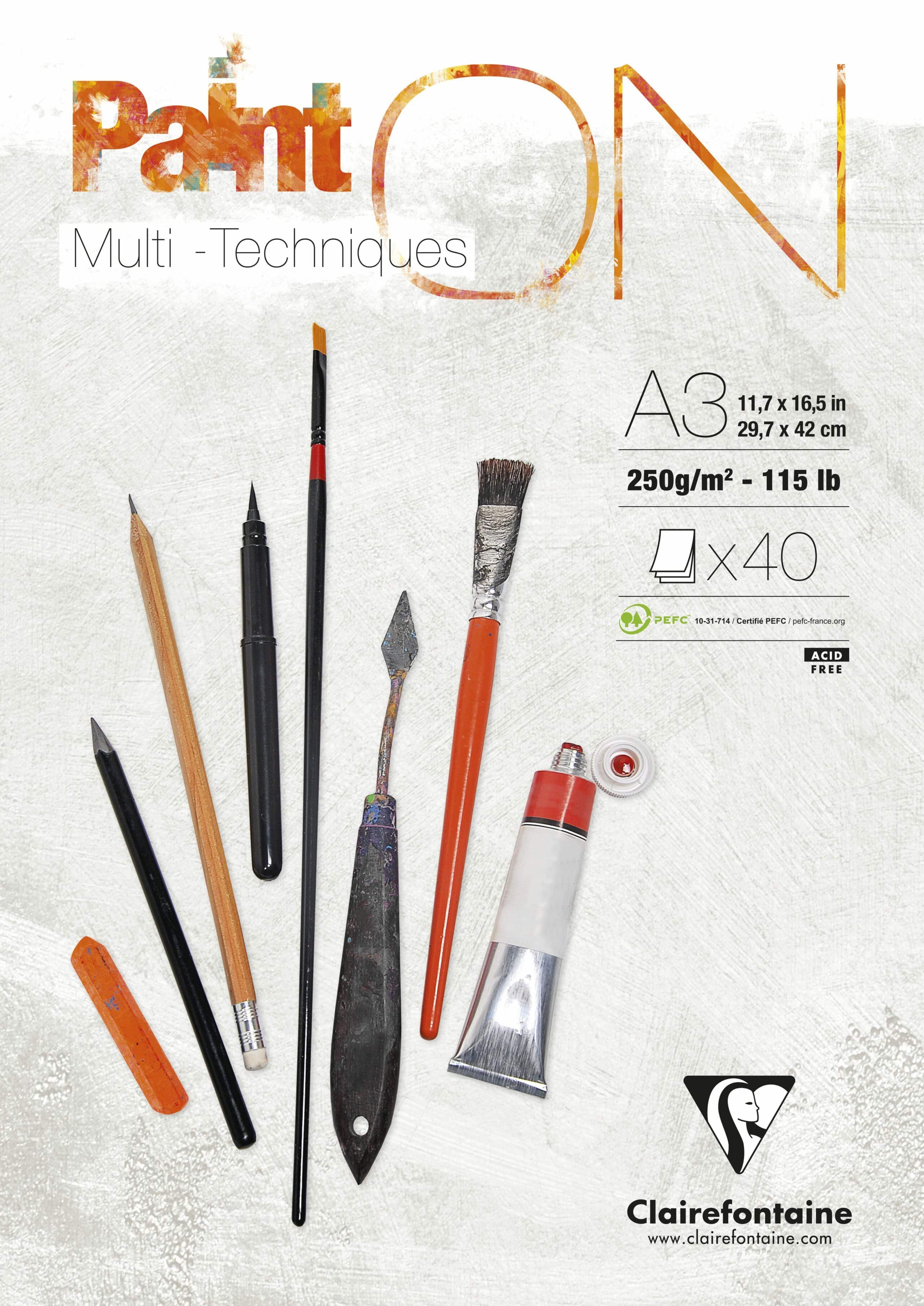 MÅLARBLOCK MULTI A5 250G