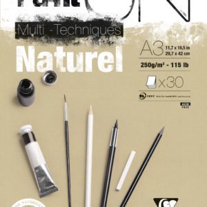 MÅLARBLOCK MULTI NATUREL A3 250G