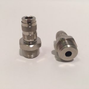 QUICK COUPLING ND 2.7 MM WITH G1/4" MALE THREAD