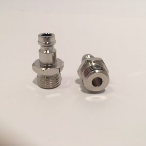 AIRBRUSH PLUG IN NIPPLE ND 5,0MM G 1/4 MALE THREAD