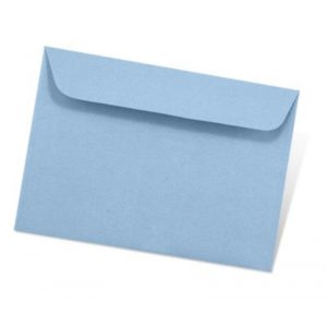 Kuvert 1001 C6 Ofodr. 5-pack Pastel Blue 413