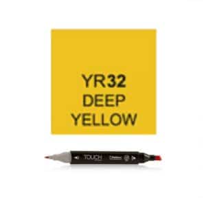 YR32 DEEP YELLOW TOUCH TWIN MARKER