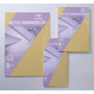 DUBBEL KORT A6 5P 290G GOLD