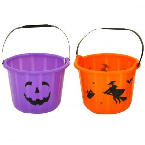 Köp hink för halloween dekorationer 19.5 x 15 cm | Materialbutiken