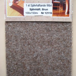 FILTBIT BRUN 100X150 MM