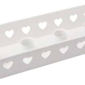 ADVENTSLÅDA 28CM VIT