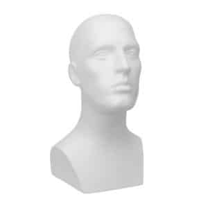 HERRHUVUD M. AXEL VIT 40 CM