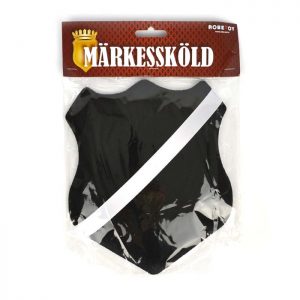 MÄRKESSKÖLD SVART 25CM