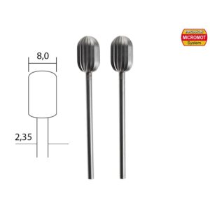 CYLINDERFRÄS 8 MM 2 ST