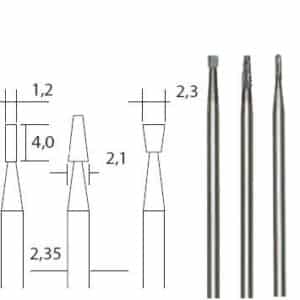 HÅRDMETALLFRÄS 3 DELAR