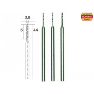 BORRSATS SPIRAL 0,8MM