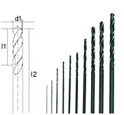 BORRSATS SPIRAL 0,3MM