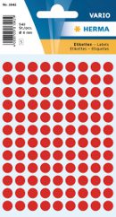 ETIKETT PUNKT RÖD 8MM