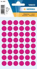 ETIKETT PUNKT ROSA 12MM