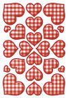 STICKERS RÖDRUTIGA HJÄRTAN