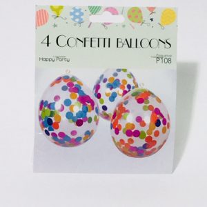 KONFETTIBALLONGER 4-PACK