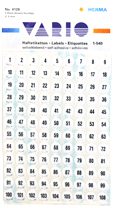 ETIKETT SIFFROR 8 MM 1-540