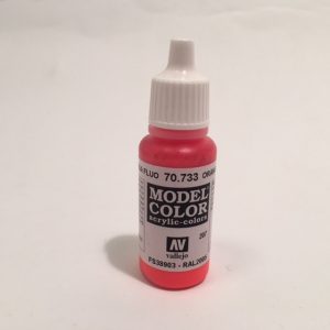 VALLEJO 70.733 ORANGE FLUO MODEL COLOR