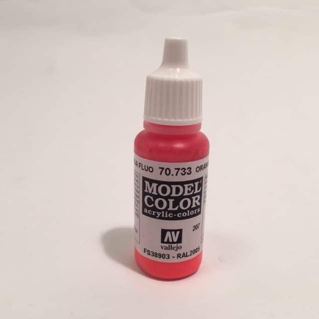 VALLEJO 70.733 ORANGE FLUO MODEL COLOR