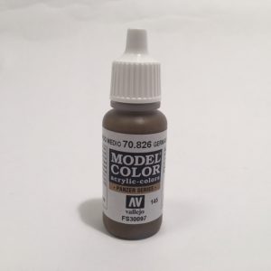 VALLEJO 70.826 GERMAN CAM. MEDIUM BROWN MODEL COLOR