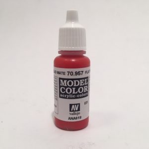 VALLEJO 70.957 FLAT RED MODEL COLOR