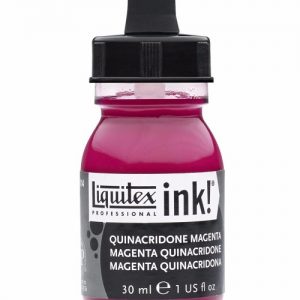 LIQUITEX ACRYLIC INK 30ML - QUINACRIDONE MAGENTA 114