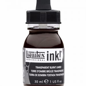 LIQUITEX ACRYLIC INK 30ML - TRANSPARENT BURNT UMBER 130