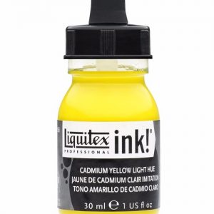 LIQUITEX ACRYLIC INK 30ML - CADMIUM YELLOW LIGHT HUE 159