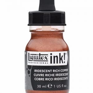 LIQUITEX ACRYLIC INK 30ML - IRIDESCENT RICH COPPER 230