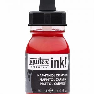 LIQUITEX ACRYLIC INK 30ML - NAPHTHOL CRIMSON 292