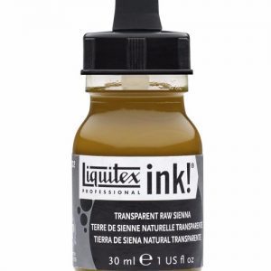 LIQUITEX ACRYLIC INK 30ML - TRANSPARENT RAW SIENNA 332