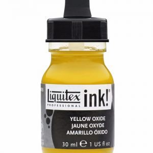 LIQUITEX ACRYLIC INK 30ML - YELLOW OXIDE 416