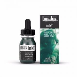 LIQUITEX ACRYLIC INK 30ML MUTED COLLECTION - INK GREEN