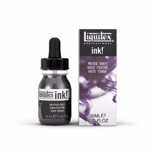 LIQUITEX ACRYLIC INK 30ML MUTED COLLECTION - INK GREY