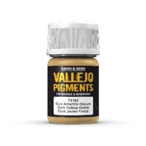 VALLEJO PIGMENTS DARK YELLOW OCHRE 30 ML