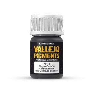 VALLEJO PIGMENTS CARBON BLACK 30 ML