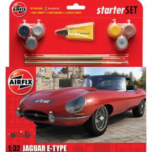 AIRFIX JAGUAR E-TYPE STARTER SET 1:32