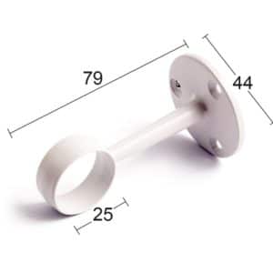 RÖRHÅLLARE 759Ö-25 VIT SB