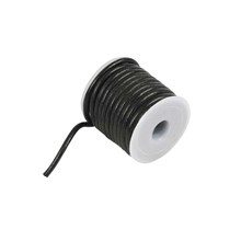 LÄDERSNÖRE 3 MM SVART PER/M