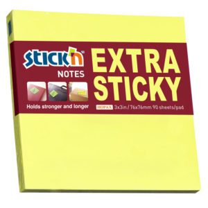 POST-IT 76X76MM GUL EXTRA STICKY