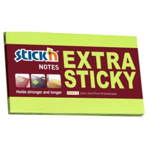 POST-IT 76x127MM GRÖN EXTRA STICKY