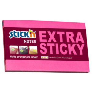 POST-IT 76x127MM ROSA EXTRA STICKY