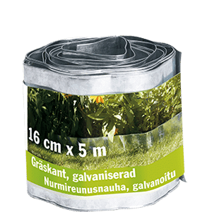 GRÄSKANT GALV. 16CM X 5M