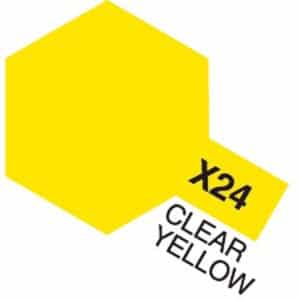 Acrylic Mini X-24 Clear Yellow (Gloss)