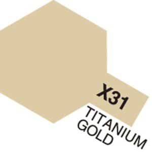 Acrylic Mini X-31 Titanium Gold (Gloss)
