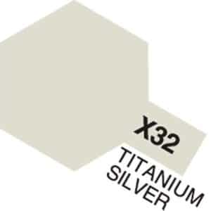 Acrylic Mini X-32 Titanium Silver (Gloss)
