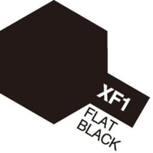 Acrylic Mini XF-1 Flat Black (Flat)