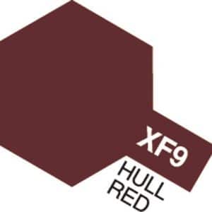 Acrylic Mini XF-9 Hull Red (Flat)