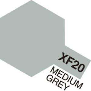Acrylic Mini XF-20 Medium Grey (Flat)